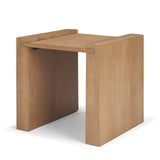 Wesson Light Brown Wood Accent Table by Mercana at Eve Furniture