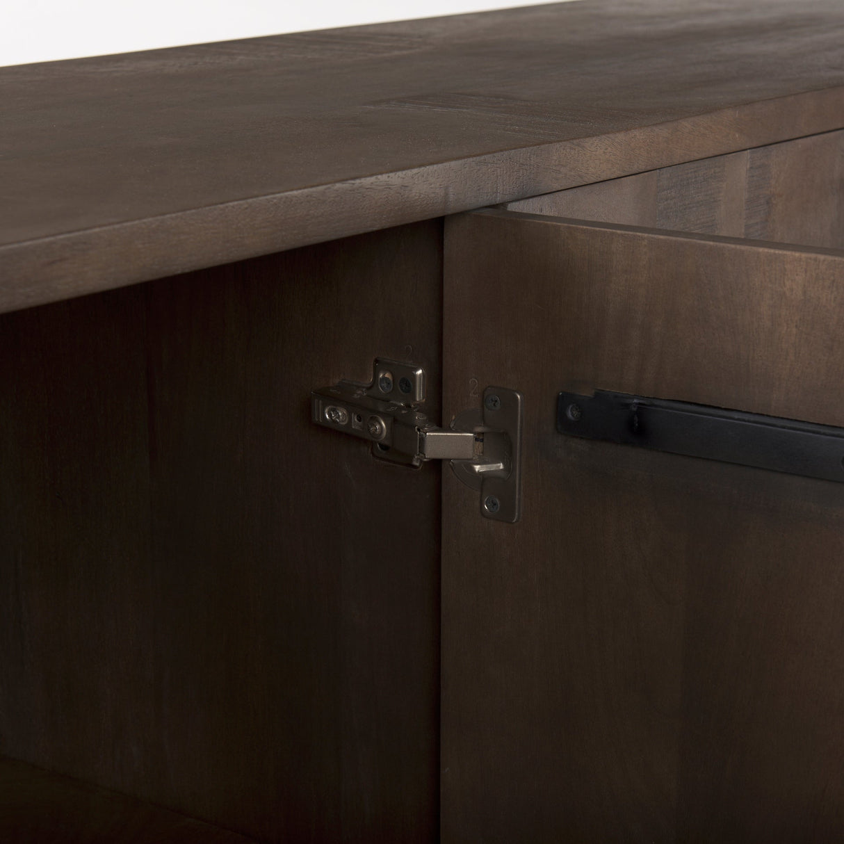 West 82.0L x 18.0W x 34.0H Wooden Angular Sideboard by Mercana at Eve Furniture