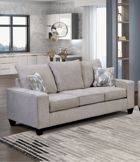 West action Beige Sofa & Loveseat by Furniture of America at Eve Furniture