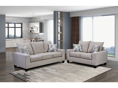 West action Beige Sofa & Loveseat by Furniture of America at Eve Furniture