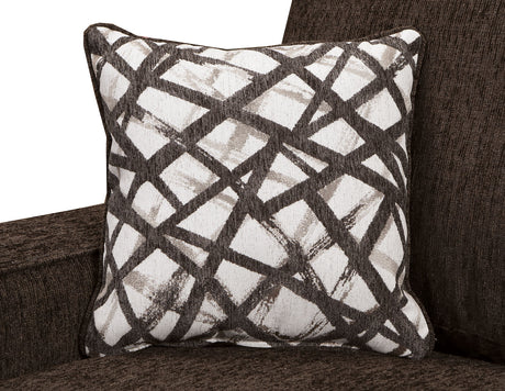 West action Chocolate Sofa & Loveseat by Furniture of America at Eve Furniture