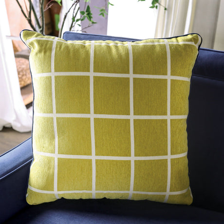 West brompton Navy/Yellow Sofa & Loveseat by Furniture of America at Eve Furniture