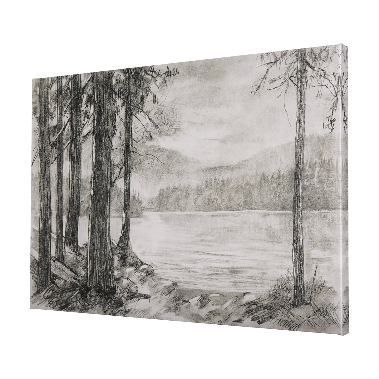 West Coast Chronicles I by Mercana Studio a Hand Embellished Textured Canvas by Mercana at Eve Furniture