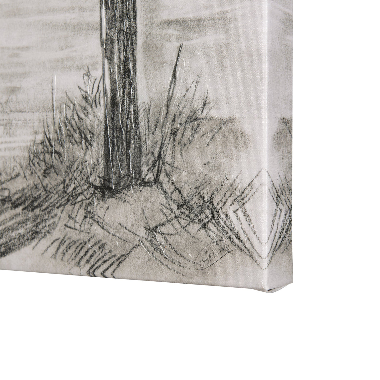 West Coast Chronicles I by Mercana Studio a Hand Embellished Textured Canvas by Mercana at Eve Furniture