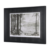 West coast chronicles I by Mercana Studio Hand Embellished Framed Art Print Matted under Glass by Mercana at Eve Furniture