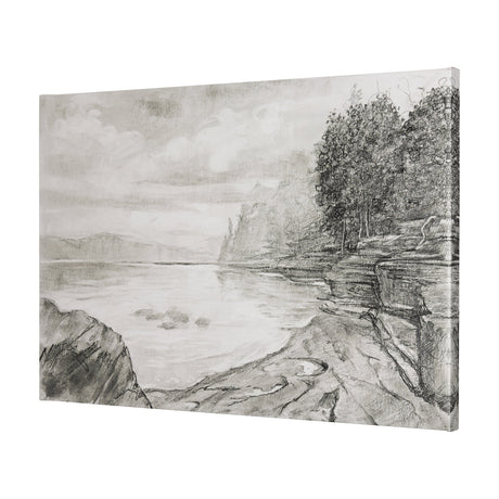 West Coast Chronicles II by Mercana Studio a Hand Embellished Textured Canvas by Mercana at Eve Furniture