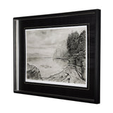 West coast chronicles II by Mercana Studio Hand Embellished Framed Art Print Matted under Glass by Mercana at Eve Furniture