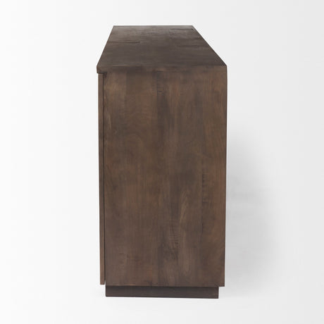 West Wooden Angular Sideboard by Mercana at Eve Furniture