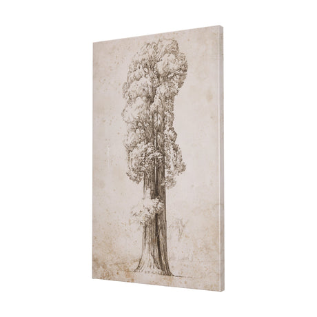 Westcoast Tree Drawing I by Mercana Studio a Hand Embellished Textured Canvas by Mercana at Eve Furniture