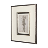 Westcoast Tree Drawing I by Mercana Studio Hand Embellished Framed Art Print Matted under Glass by Mercana at Eve Furniture