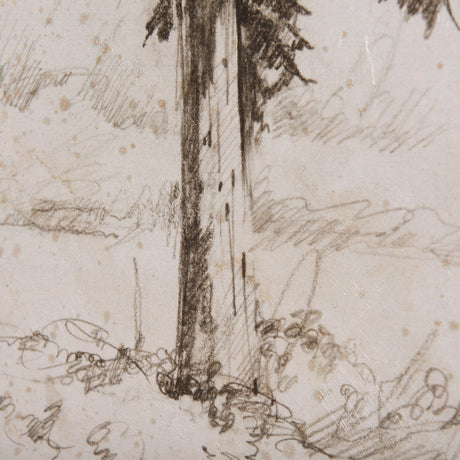 Westcoast Tree Drawing II by Mercana Studio a Hand Embellished Textured Canvas by Mercana at Eve Furniture