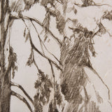 Westcoast Tree Drawing II by Mercana Studio a Hand Embellished Textured Canvas by Mercana at Eve Furniture