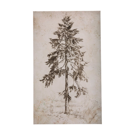 Westcoast Tree Drawing II by Mercana Studio a Hand Embellished Textured Canvas by Mercana at Eve Furniture