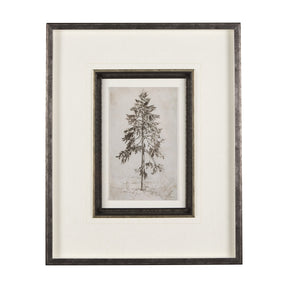 Westcoast Tree Drawing II by Mercana Studio Hand Embellished Framed Art Print Matted under Glass by Mercana at Eve Furniture