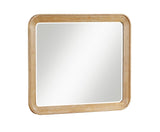 Westcott Cerused Natural Bedroom Mirror (Mirror Only) by Crown Mark at Eve Furniture