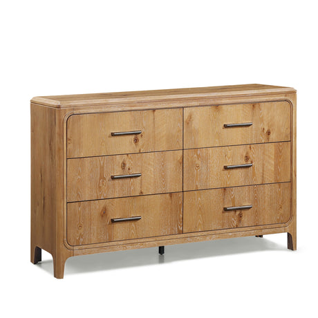 Westcott Cerused Natural Dresser by Crown Mark at Eve Furniture
