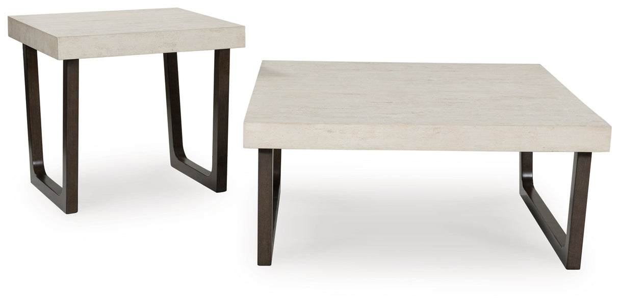 Westenfort Espresso/Gray Table (Set of 2) by Ashley at Eve Furniture