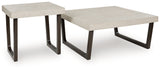 Westenfort Espresso/Gray Table (Set of 2) by Ashley at Eve Furniture