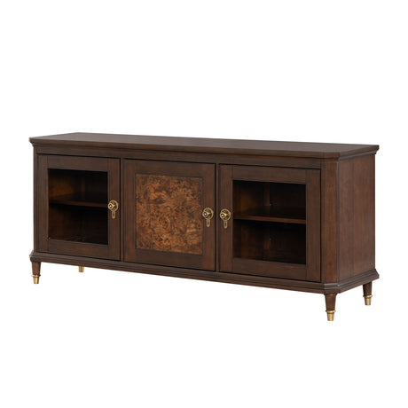 Westerham Dark Cherry 70" TV Stand by Furniture of America at Eve Furniture