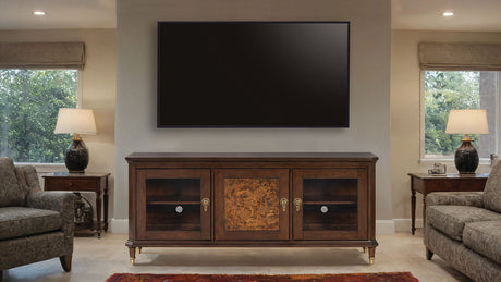 Westerham Dark Cherry 70" TV Stand by Furniture of America at Eve Furniture