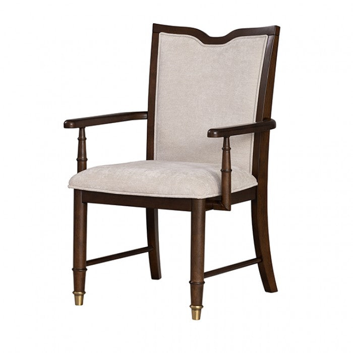 Westerham Dark Cherry Arm Chair Set of 2 by Furniture of America at Eve Furniture