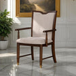 Westerham Dark Cherry Arm Chair Set of 2 by Furniture of America at Eve Furniture