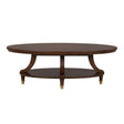 Westerham Dark Cherry Oval Cocktail Table by Furniture of America at Eve Furniture