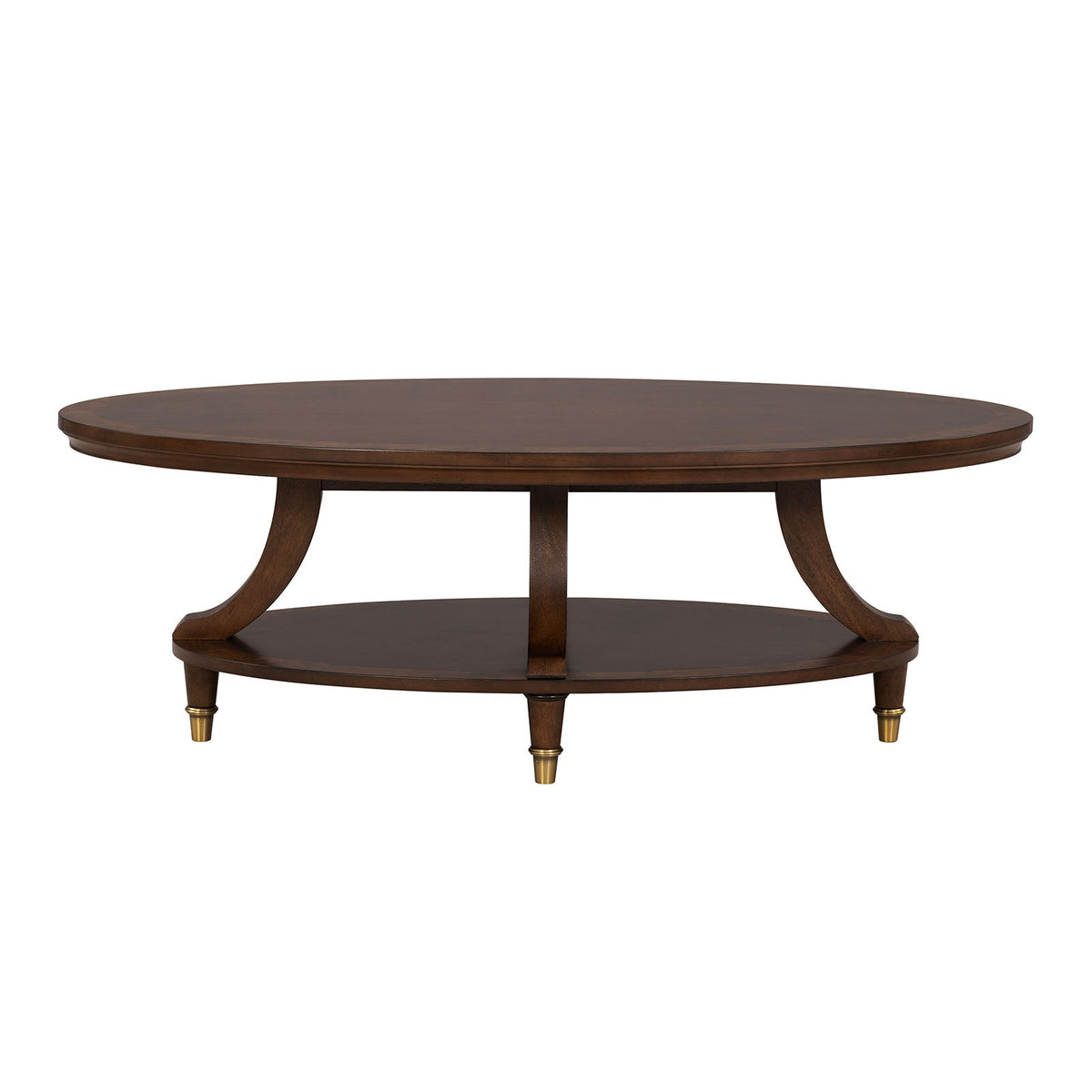 Westerham Dark Cherry Oval Cocktail Table by Furniture of America at Eve Furniture