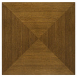 Westerly Square Wood End Table with Diamond Parquet Walnut