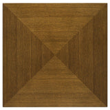 Westerly Walnut Square Wood End Table with Diamond Parquet by Coaster at Eve Furniture