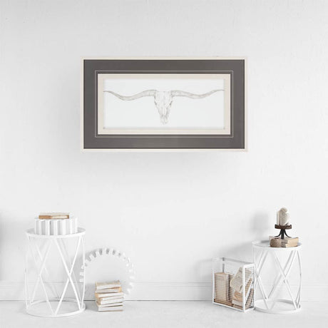 Western Skull Mount III by Harper a Framed Art Print Matted under Glass by Mercana at Eve Furniture