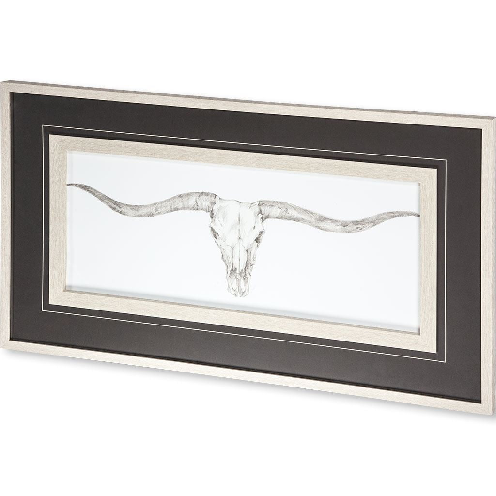 Western Skull Mount III by Harper a Framed Art Print Matted under Glass by Mercana at Eve Furniture