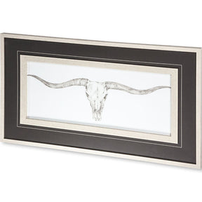 Western Skull Mount III by Harper a Framed Art Print Matted under Glass by Mercana at Eve Furniture