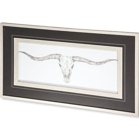 Western Skull Mount III by Harper a Framed Art Print Matted under Glass by Mercana at Eve Furniture