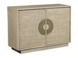 Westhaven Tan/Gold Two-Door Cabinet by Crestview at Eve Furniture
