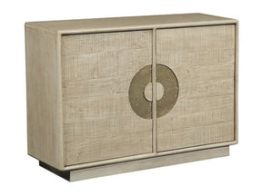 Westhaven Tan/Gold Two-Door Cabinet by Crestview at Eve Furniture
