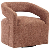 Westhill Berry Boucle Upholstered Swivel Accent Chair by Coaster at Eve Furniture