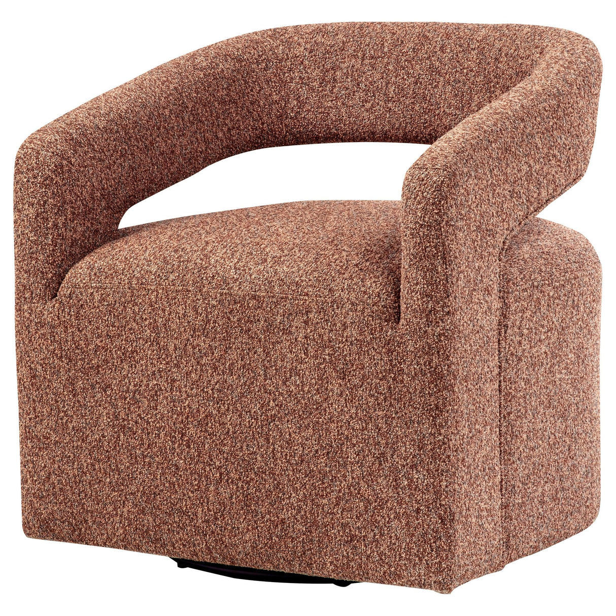 Westhill Berry Boucle Upholstered Swivel Accent Chair by Coaster at Eve Furniture