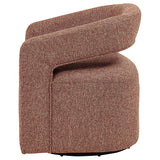 Westhill Berry Boucle Upholstered Swivel Accent Chair by Coaster at Eve Furniture