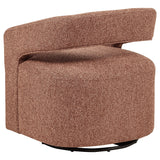 Westhill Berry Boucle Upholstered Swivel Accent Chair by Coaster at Eve Furniture