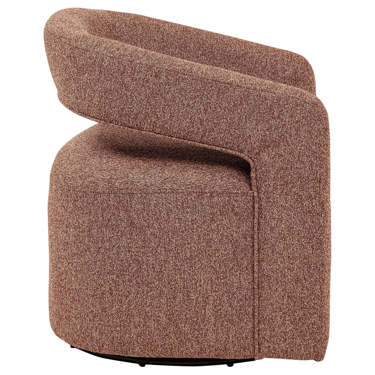 Westhill Berry Boucle Upholstered Swivel Accent Chair by Coaster at Eve Furniture