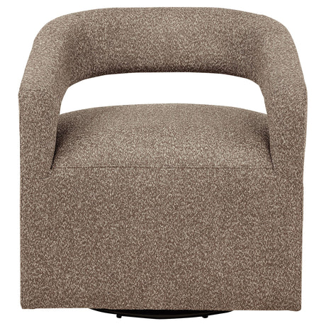 Westhill Rocky Road Boucle Upholstered Swivel Accent Chair by Coaster at Eve Furniture