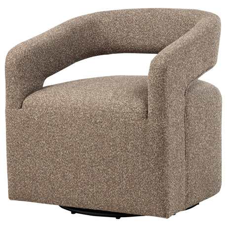 Westhill Rocky Road Boucle Upholstered Swivel Accent Chair by Coaster at Eve Furniture