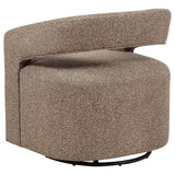 Westhill Rocky Road Boucle Upholstered Swivel Accent Chair by Coaster at Eve Furniture