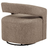 Westhill Rocky Road Boucle Upholstered Swivel Accent Chair by Coaster at Eve Furniture