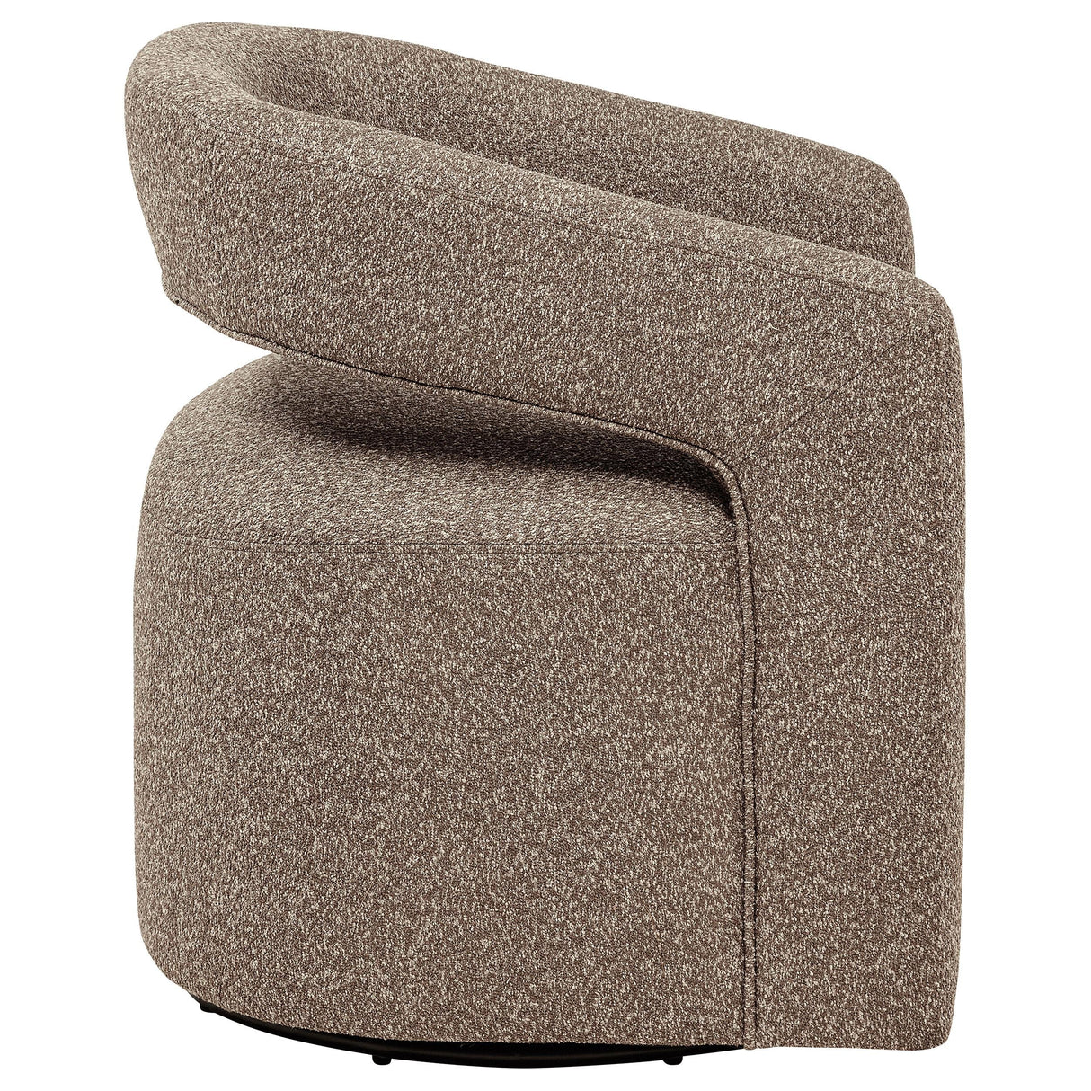 Westhill Rocky Road Boucle Upholstered Swivel Accent Chair by Coaster at Eve Furniture
