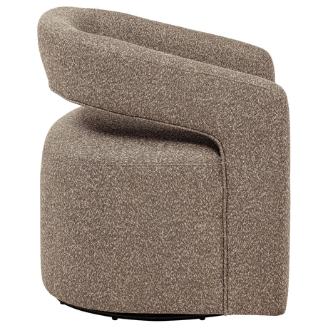Westhill Rocky Road Boucle Upholstered Swivel Accent Chair by Coaster at Eve Furniture