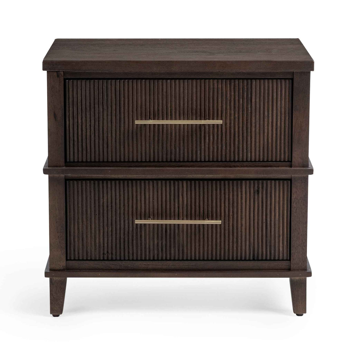 Westlake 2 Drawer Nightstand - Auburn Walnut by Classic Home at Eve Furniture