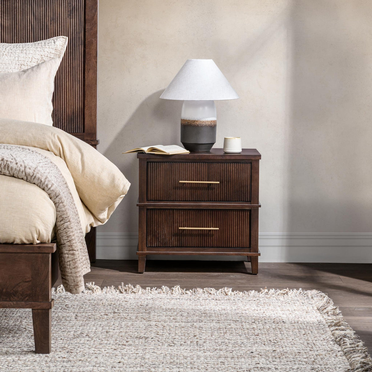 Westlake 2 Drawer Nightstand by Classic Home at Eve Furniture