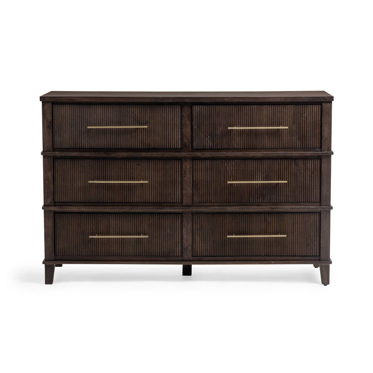 Westlake 6 Drawer Dresser - Auburn Walnut by Classic Home at Eve Furniture
